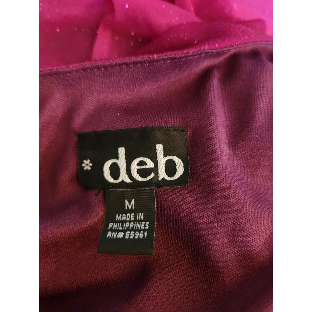 00s‎ Deb Pink One Shoulder Dress - Picture 6 of 6